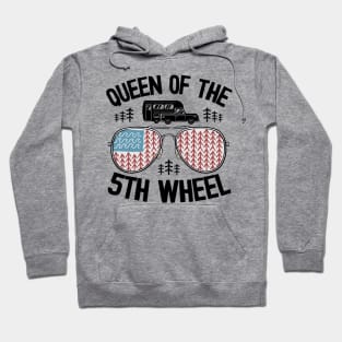 Queen Of The 5th Wheel Funny Camping Hoodie